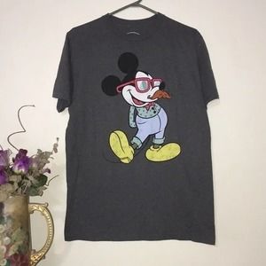 Disney Mickey Mouse With Mustache T-Shirt